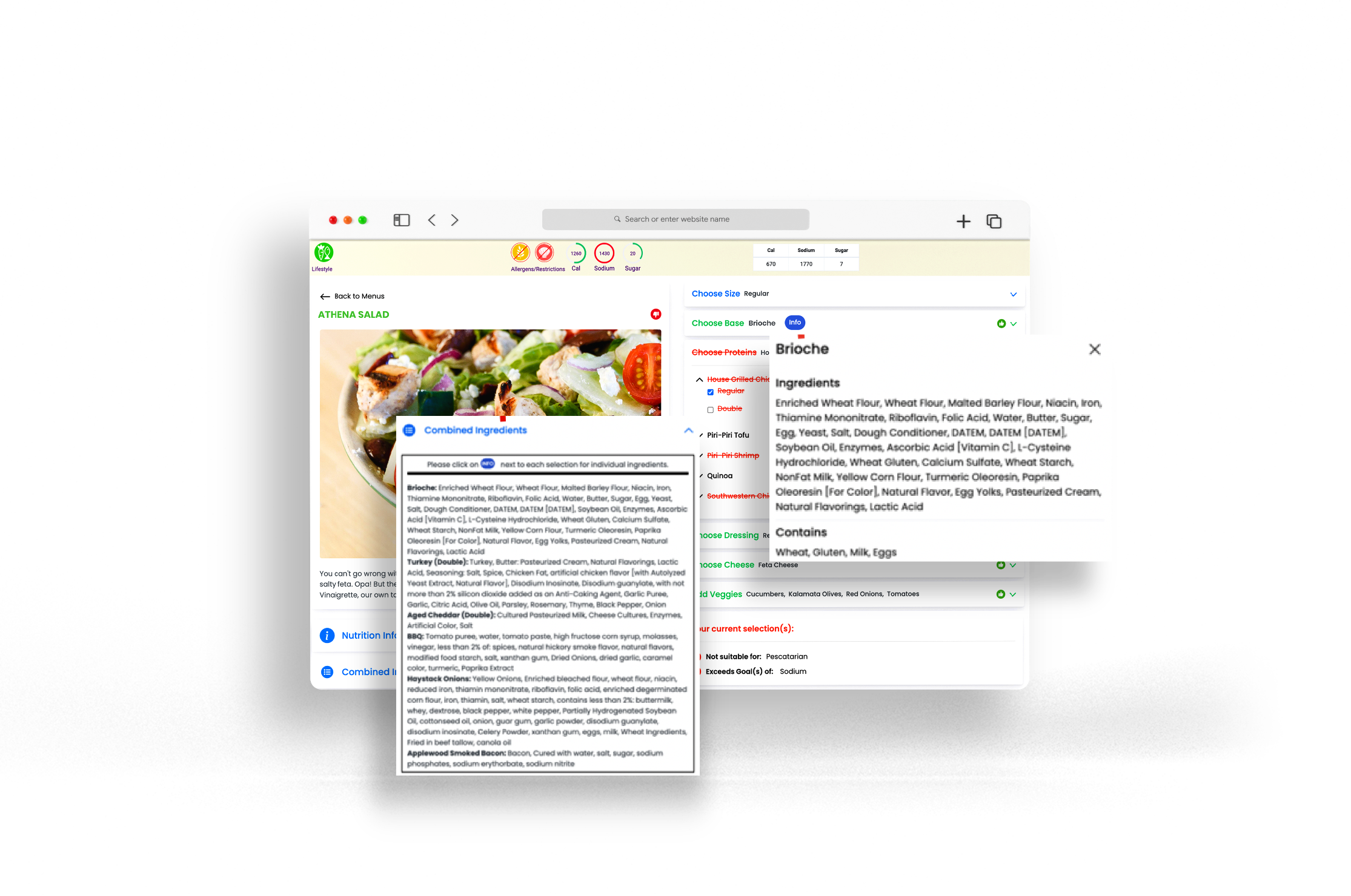 Bigzpoon Ingredients Display