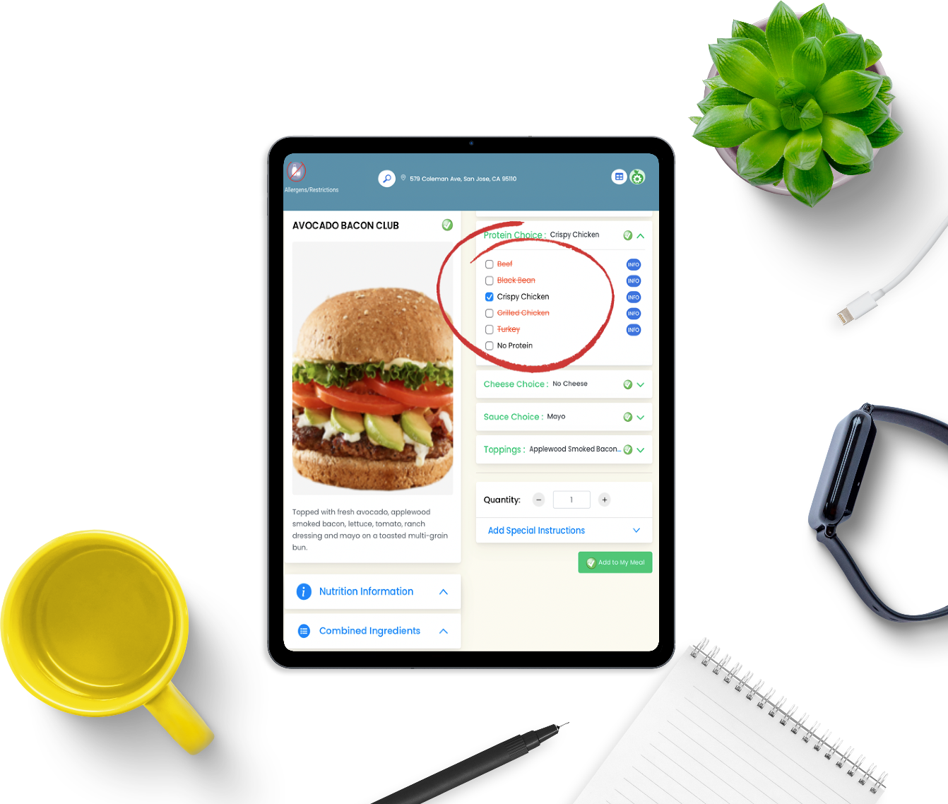 Menu Recommendations